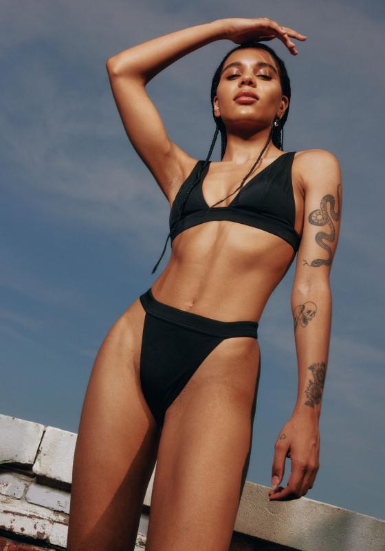 Opal Plunge Bikini Top