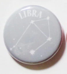Colourful Zodiac Button Pin