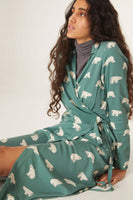 Polar Bear Wrap Dress
