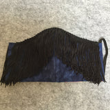 Fitted Face Mask with Fringe