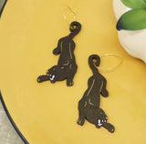 Black Panther Cat Earrings