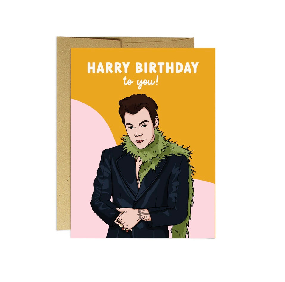 Harry  Birthday To You Card