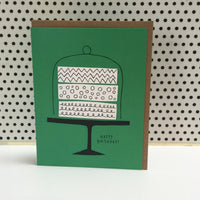 Happy Birthday Cake Greeting Card