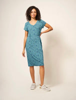 Tallie Eco Vero Jersey Dress - Teal Multi