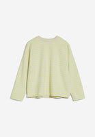 Frankaa Stripe Sweatshirt - Light Lime/ Undyed