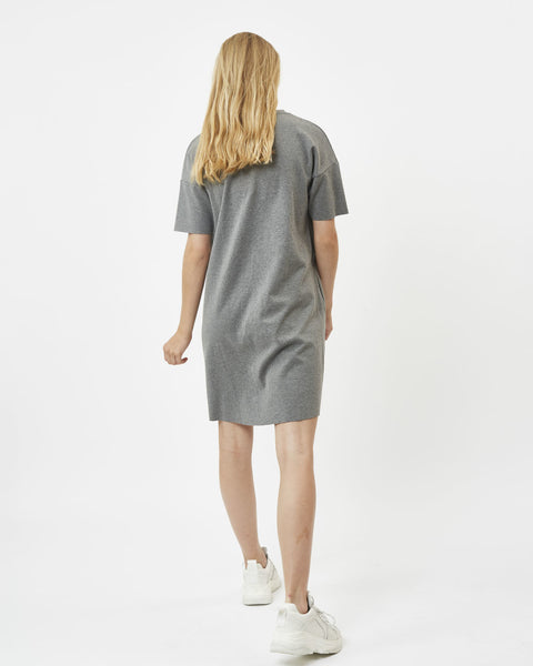 Regitza Short Dress - Dark Grey Melange – Purr Clothing Calgary