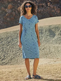 Tallie Eco Vero Jersey Dress - Teal Multi