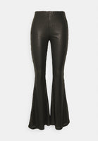 Matte Black Sequin Trousers