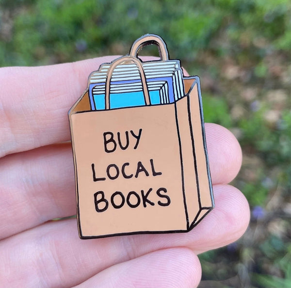 Buy Local Books Pin