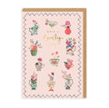 Have A Lovely Day Vases Greeting Card