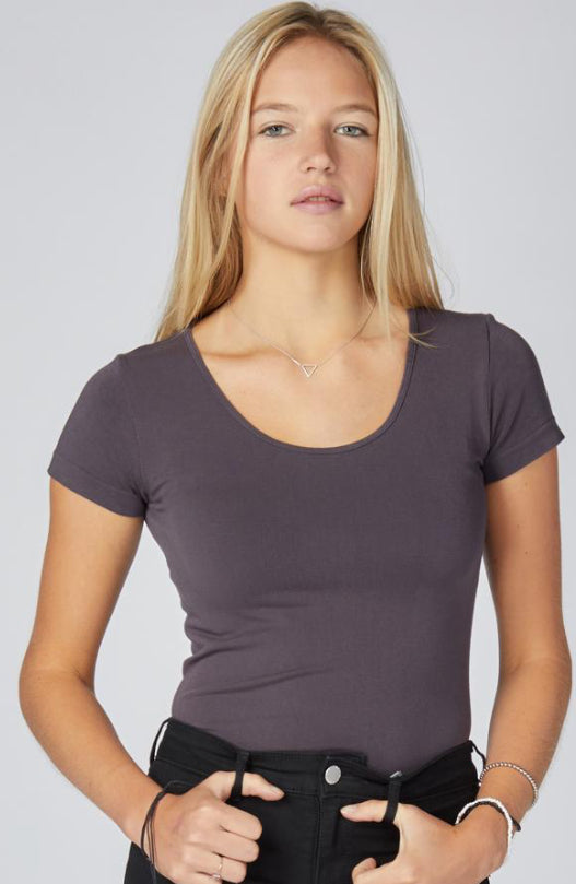 Bamboo Scoop Neck Top