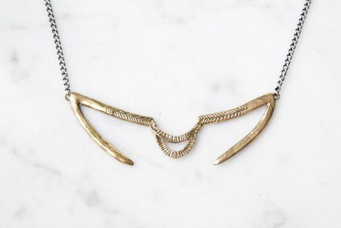 Arch and Needles Necklace