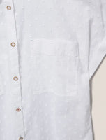 Ella Organic Cotton Shirt - Pale Ivory