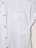Ella Organic Cotton Shirt - Pale Ivory