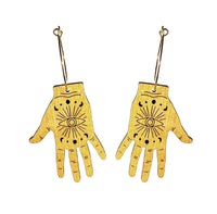 Tarot Hand Hoop Earrings