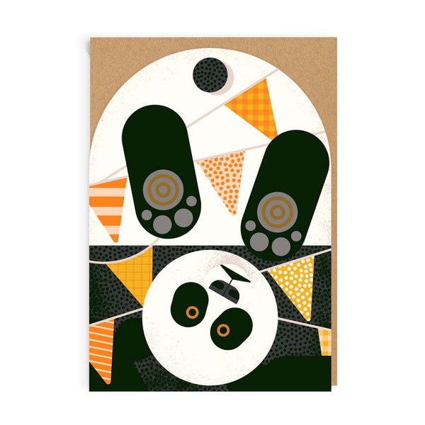 Birthday Panda Greeting Card