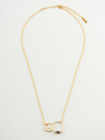 Bee & Flower Rings Necklace