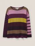 Olivia Stripe Jumper - Pink Multi