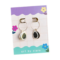 Fig Hoop Earring
