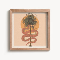 Palm Snake Print