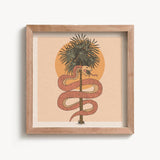 Palm Snake Print