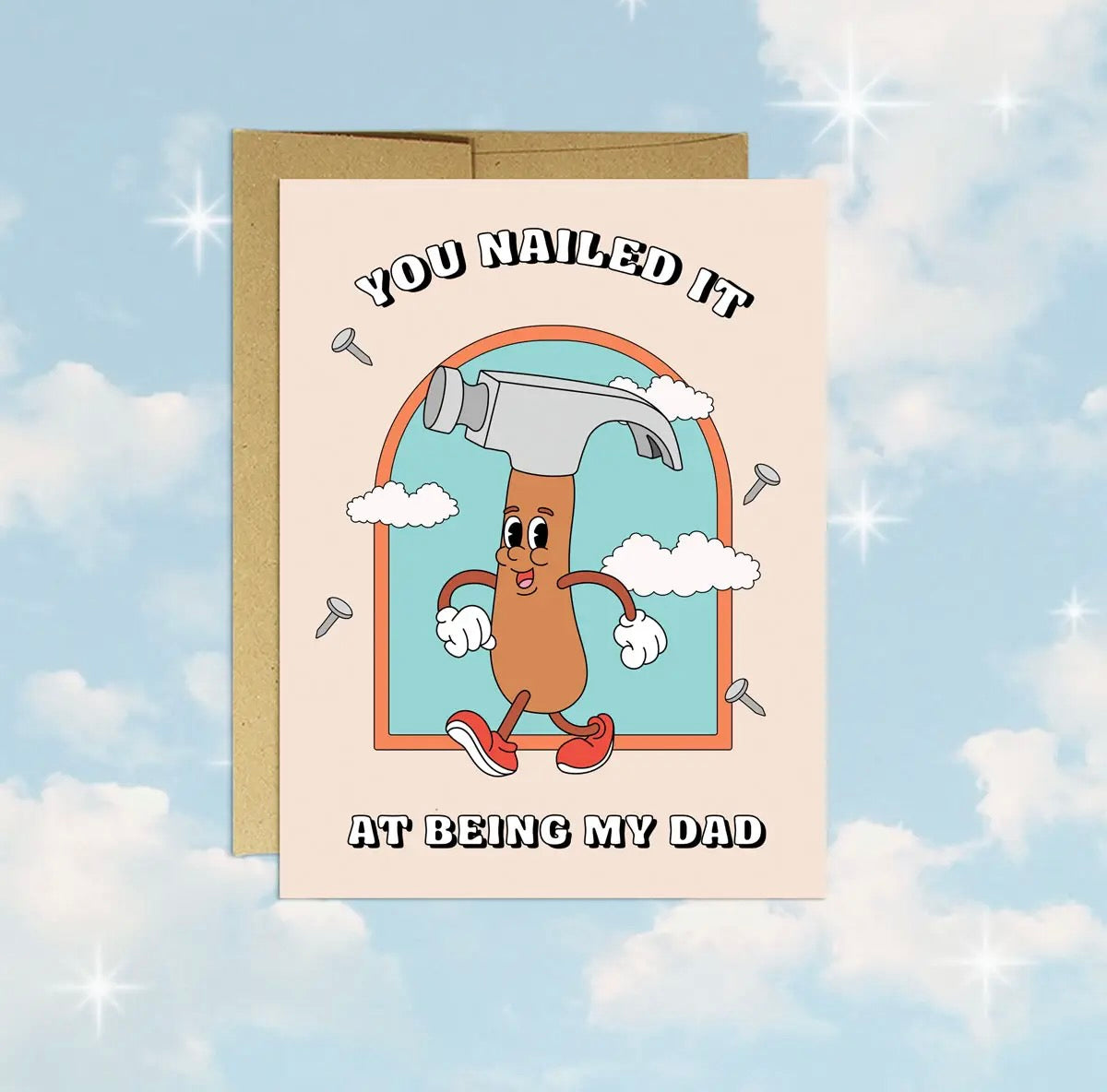 Nailed It Dad Card