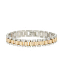 Two-Tone Timepiece Bracelet