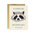 Raccoon Trash Can Card