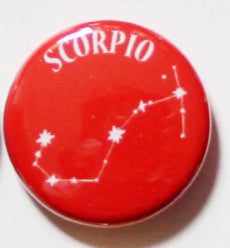 Colourful Zodiac Button Pin