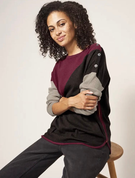 Edie Jumper - Orange Multi