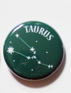 Colourful Zodiac Button Pin
