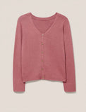 Hannah Cardigan - Mid Pink