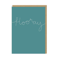 Hooray Greeting Card