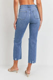 Olive Slim Straight Jean