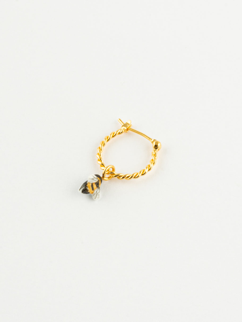 Bee Mini Hoop Earring