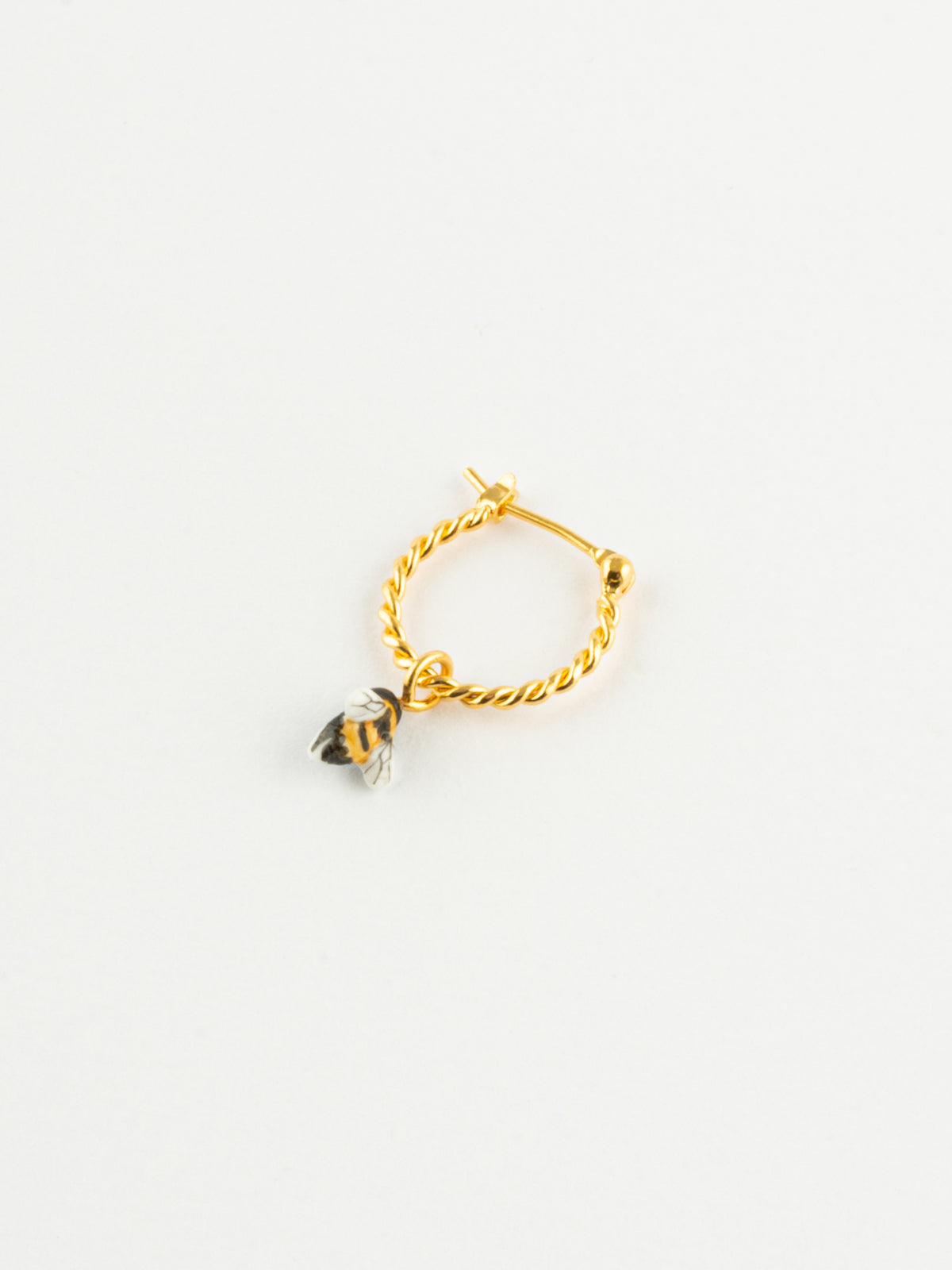 Bee Mini Hoop Earring