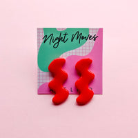 Squiggle Stud Earring