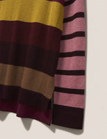 Olivia Stripe Jumper - Pink Multi