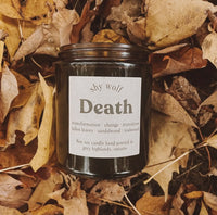 Death Tarot Card Candle