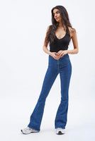 Moxy Flare Jeans - Cape Dark Plain