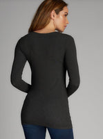 Bamboo Long Sleeve Scoop Neck Top