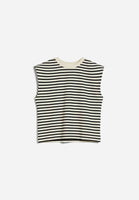 Aranjaa Stripe Sweatshirt - Undyed/Black