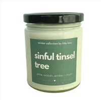 Sinful Tinsel Candle