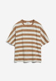 Kajaa Block Stripes Tee - Smoky Almond/Oatmilk