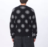Oval Cardigan - Black Multi