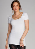 Bamboo Scoop Neck Top