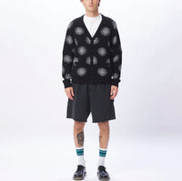 Oval Cardigan - Black Multi