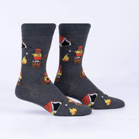 What Wood You Say Crew Socks
