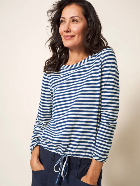 Tippie Tie Top - Navy Multi