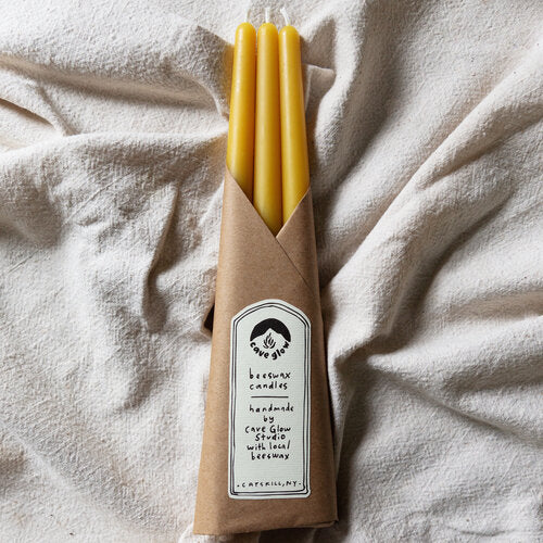 Beeswax Taper Candle Set